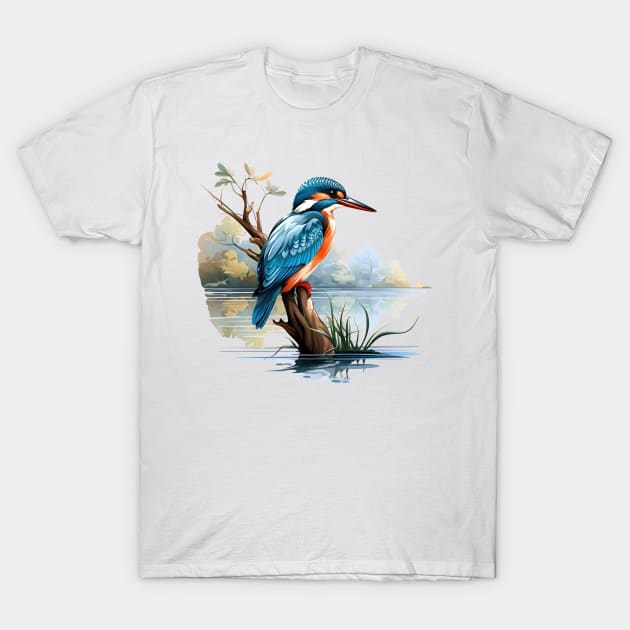 Kingfisher T-Shirt by zooleisurelife